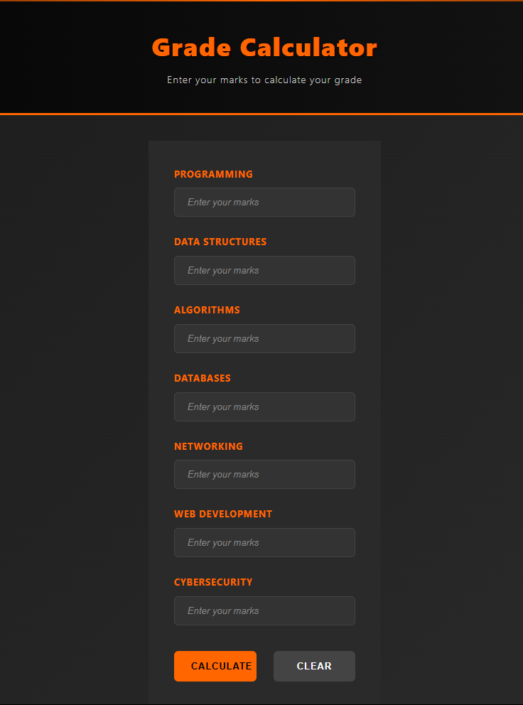 Grade Calculator